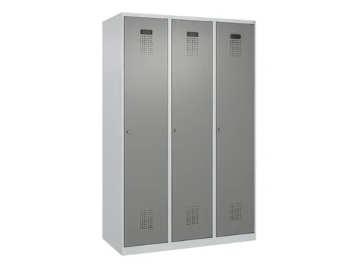 locker voor scheiding van kleding,HxBxD 1850x1200x500mm,3vak