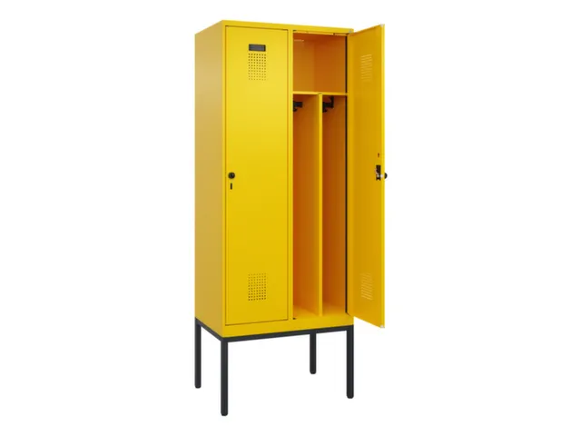 locker voor scheiding van kleding,HxBxD 2120x800x500mm,2vak