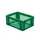 Euronorm-stapelbak 15l 175x400x300mm Wanden/bodem Opengewerkt Groen