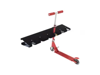 Steprek voor 6 steppen L 990mm eenzijdig RAL9005 - 2