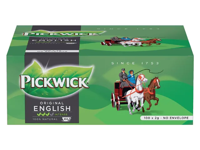 Zwarte Thee Pickwick engelse melange 100x2gr zonder envelop