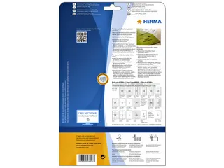 HERMA 8016 Transparant folie-etiket Glanzend A4 45,7x21,2mm 1200 stuks - 2