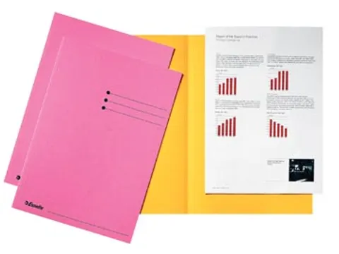 Dossiermap Roze, Pak Van 100 Stuks