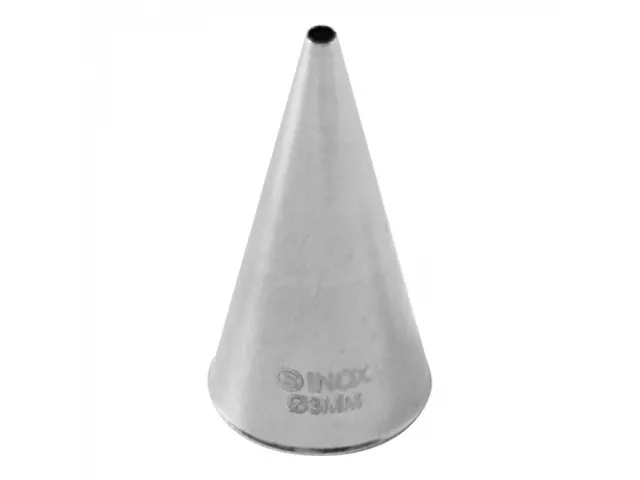 Spuitje rvs glad 00 Ø3mm