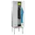 locker met bank,HxBxD 2150x800x500mm,2vak,RAL7035,front RAL7035