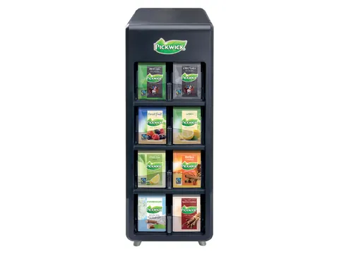 Theedispenser Pickwick met 8 vakken