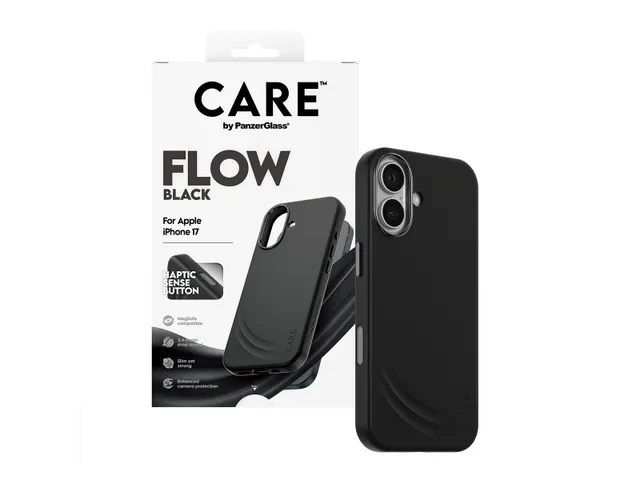 PanzerGlass CARE R-Flow Hoes voor iPhone 17 Zwart