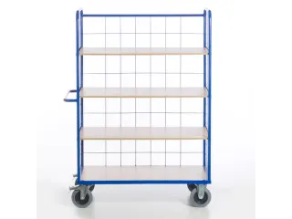 etagewagen,draagverm. 600kg,4etage(s),laadvl. LxB 1200x740mm,houtetage - 1