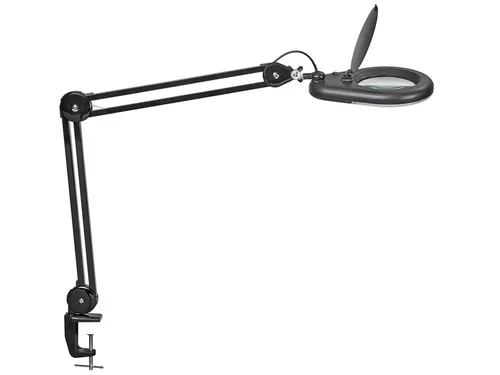 Loeplamp MAUL Viso LED tafelklem zwart