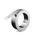 Relieftape Dymo embossing niet klevend aluminium 12mm zilver
