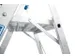 verrijdbare treden-platformladder eenzijdig 9treden stand H 2 1m