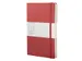Notitieboek Moleskine large 130x210mm lijn hard cover scarlet red