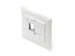 Frontpaneel en Montageframe Voor Multimedia-/Keystonemodules Wit