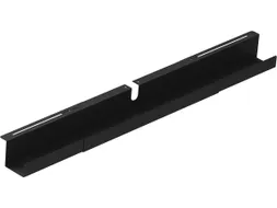 Kabelgoot verstelbaar 790 - 1500 mm zwart