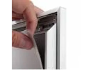Design Kliklijst Compasso A1 Rechte Hoeken 37mm Zilver Weerbestendig - 3