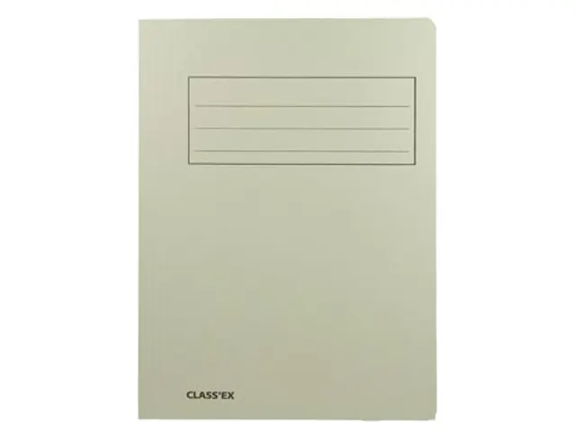 3 Klepsmap A4 300 Gram Grijs