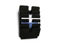 Wandfolderhouder Flexiplus 6 A4 LANDSCAPE Zwart