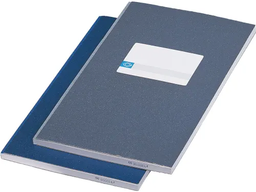 Kasboek Djois Atlanta 210x165mm 192blz 1 kolom harde kaft blauw