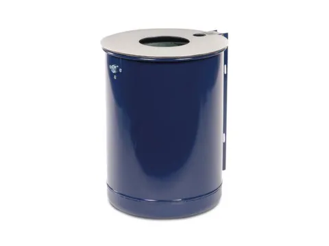 afvalbak,HxØ 950x380mm,afvalbak inhoud 46,5l,wand/paal