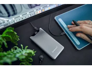 F10000 Powerbank 10.000 mAh Li-Po Display PD en QC 3.0 grijs - 4