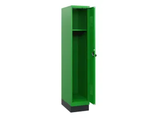 schoollocker,HxBxD 1630x300x500mm,1vak,vak B 300mm,draaigrendel,sokkel - 1