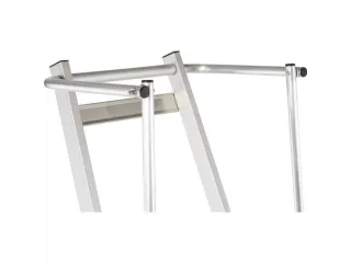 platformladder bordes HxBxD 1490x400x400mm 6treden aluminium - 6