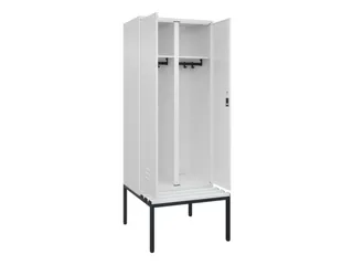 locker voor scheiding van kleding,HxBxD 2120x800x815mm,2vak - 2