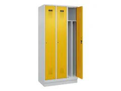 locker voor scheiding van kleding,HxBxD 1950x900x500mm,3vak