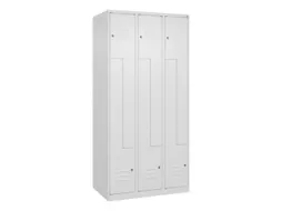 Z-garderobekast,HxBxD 1850x900x500mm,vak B 150/300mm,cil.-slot