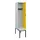 locker met bank,HxBxD 2120x400x815mm,1vak,vak B 400mm,cilinderslot