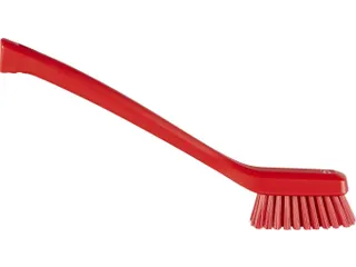 Vikan Hygiene smalle borstel Rood lange steel - 1
