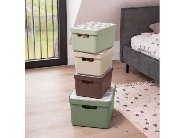 Sigma Home opbergbox 9L beige - 35x24,6x12,2cm