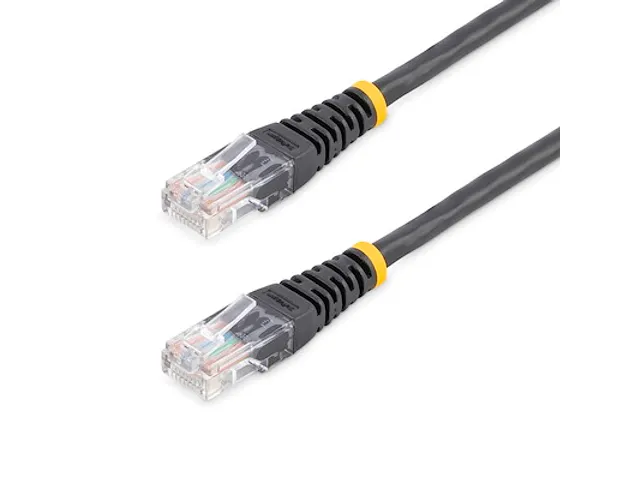 15m Cat5e Gegoten RJ45 UTP Netwerkkabel Zwart