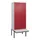 PBM-locker met bank,HxBxD 2120x800x815mm,2vak,vak B 400mm,cil.-slot