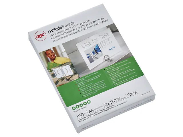 Lamineerhoes GBC A4 2x150micron 100stuks UV bestendig