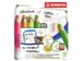 Whiteboardpotlood STABILO MARKdry 4 stuks neon kleuren
