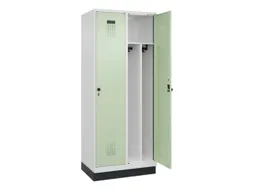 locker voor scheiding van kleding,HxBxD 1950x800x500mm,2vak