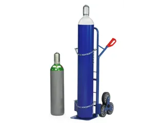 trapsteekwagen,3sterren,draagverm. 200kg,RAL5007,TPE-banden - 3