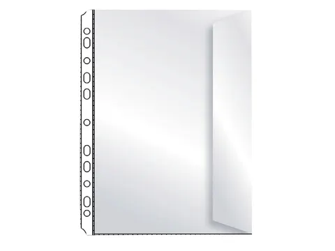 Showtas Elba 71443 A4 11-gaats PP 0.09mm glad met klep