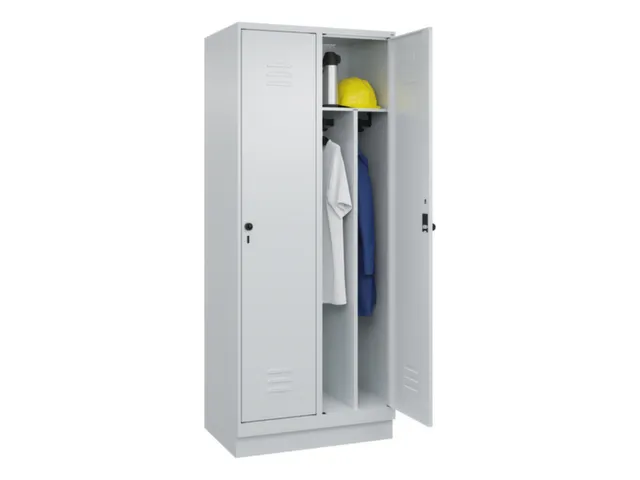 locker voor scheiding van kleding,HxBxD 1950x800x500mm,2vak