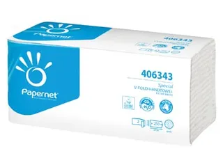 Papernet Handdoeken 406343 Extra Wit 2-Laags V-Vouw - 1