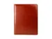 Schrijfmap Multo Hannibal A5 cognac kunstleder met schrijfblok