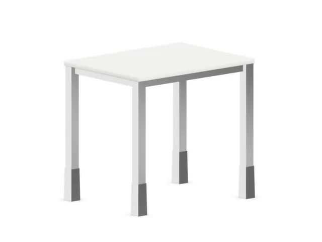 In hoogte verstelbaar bureau,HxBxD 720-840x800x600mm,Bl-wit