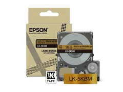 C53S672093 Epson 18mm goud zwart LK-5KBM lettertape metallic 9m