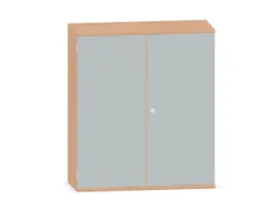 Kantoorkast 1150x1000x430mm Romp Beuken Decor Front Lichtgrijs