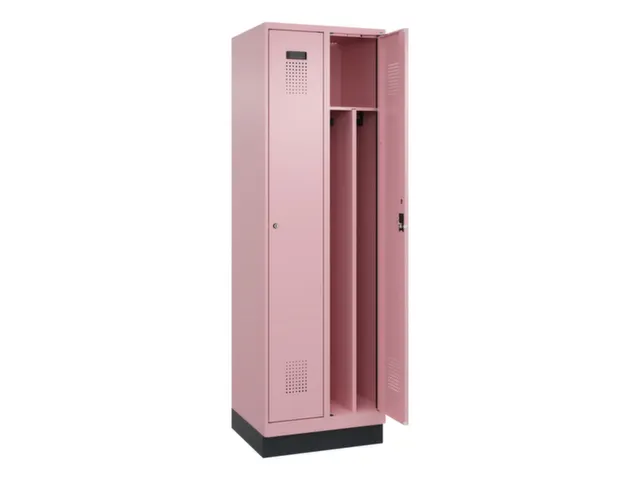 locker voor scheiding van kleding,HxBxD 1950x600x500mm,2vak