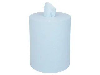 Euro 353854 Poetdoek M-wipe, blauw op rol/dispenserdoos - 2