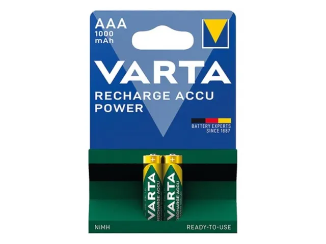 Nimh Hr03 Micro Varta Oplaadbaar 1.2V 1000Mha - 2 St. / Blister