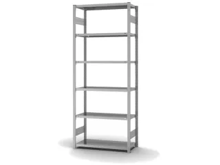 magazijnstelling,grondveld,HxBxD 2500x1060x435mm,vakl. 145kg - 2