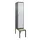 locker met bank,HxBxD 2120x400x815mm,1vak,vak B 400mm,draaigrendel